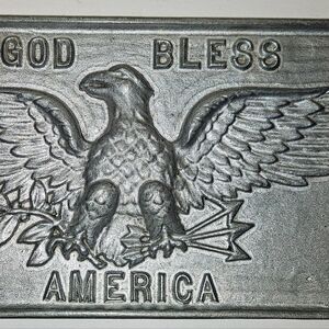 Lisence Plate Vintage Aluminium